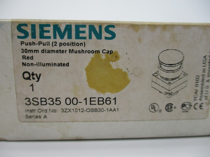 SIEMENS 3SB3500-1EB61 NSMP
