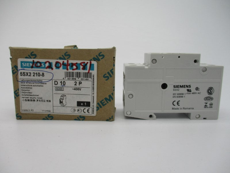 SIEMENS 5SX2210-8 480V 10A NSMP