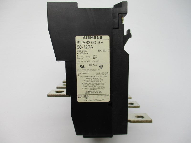 SIEMENS 3VA6200-3H 90-120A NSMP