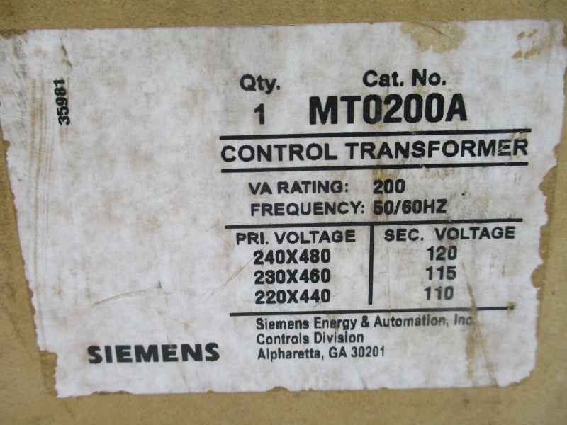 SIEMENS MT0200A  NSMP