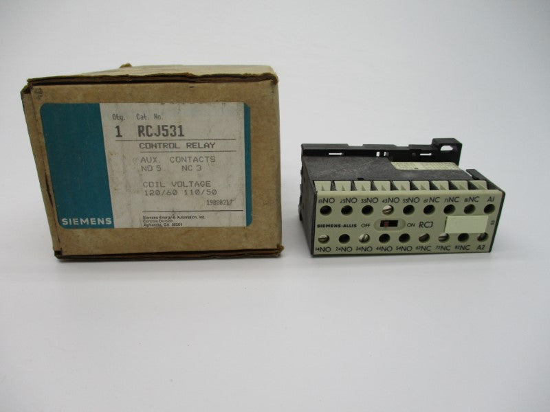 SIEMENS RCJ531 120/110V NSMP