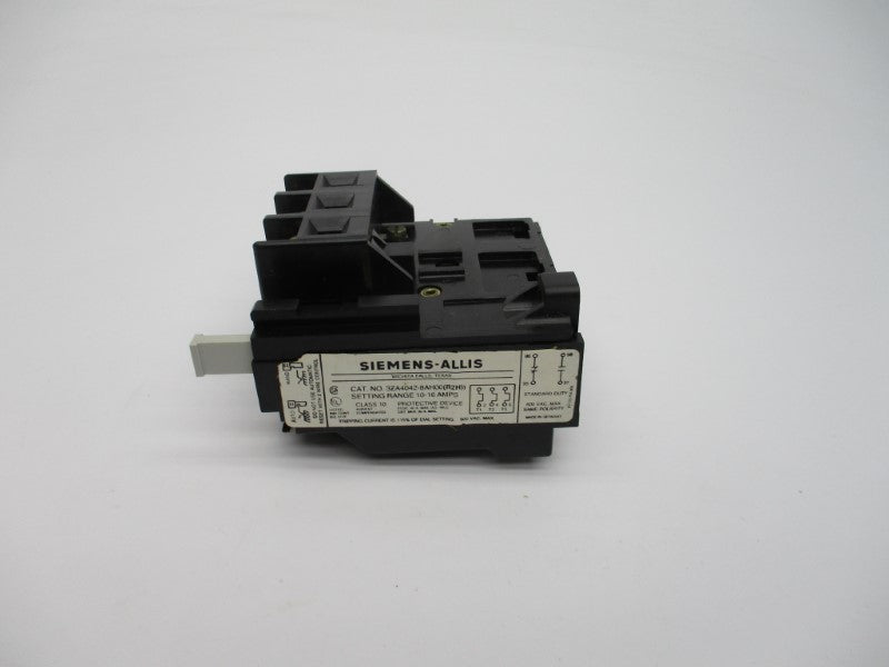 SIEMENS 3ZA4042-8AH00(R2H) 10-16A 600VAC NSNP