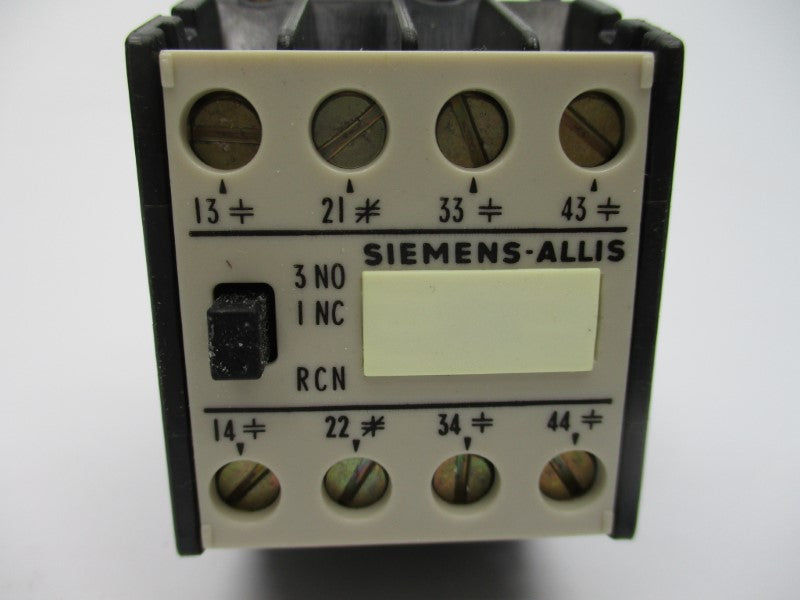 SIEMENS RCN31 10A 600VAC NSNP
