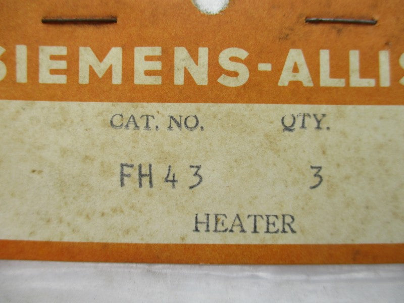 SIEMENS FH43 (PKG OF 3) NSMP