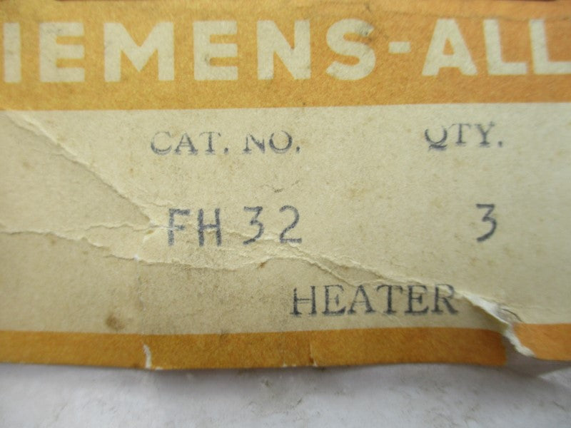 SIEMENS FH32 (PKG OF 3) NSMP