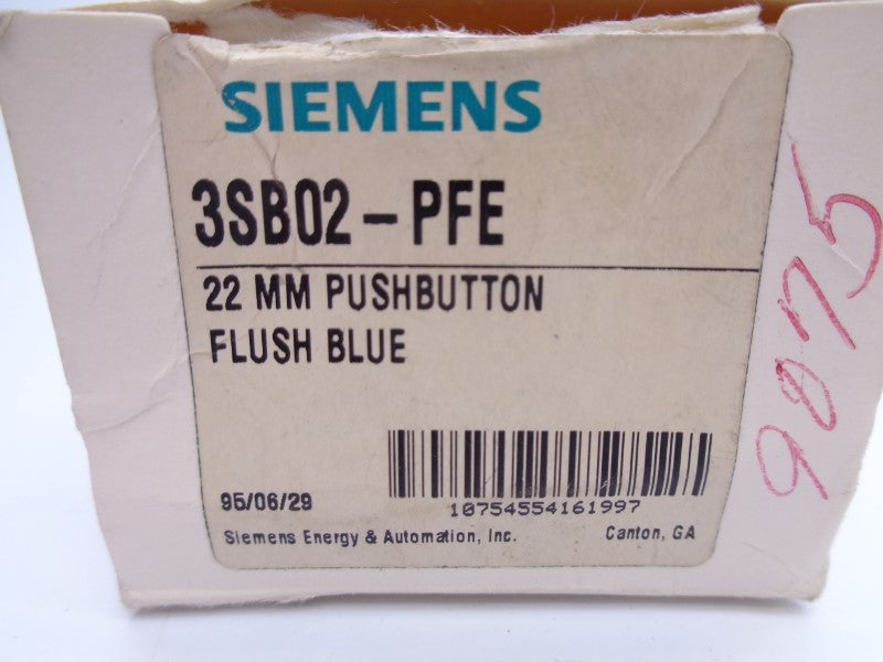 SIEMENS 3SB02-PFE NSMP