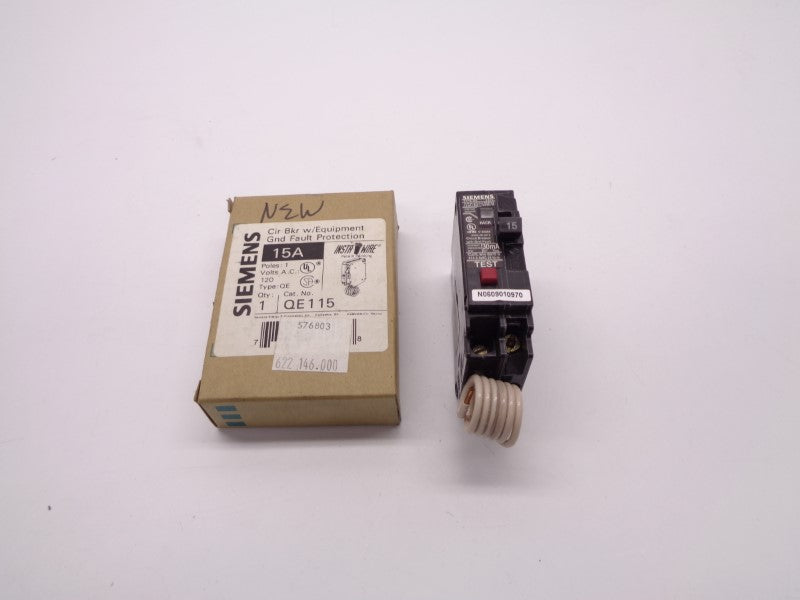 SIEMENS QE115 120VAC 15A NSMP