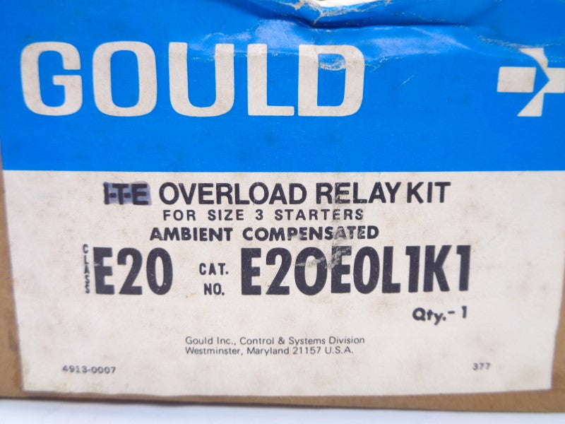 GOULD E20E0L1K1 600V 85-115A NSFS