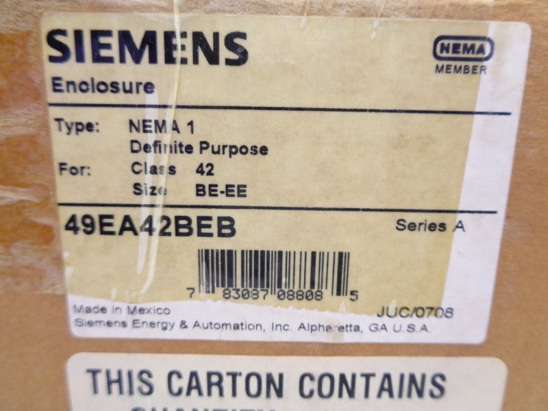 SIEMENS 49EA42BEB SER. A NSMP
