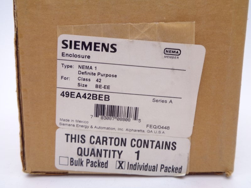 SIEMENS 49EA42BEB SER. A NSFS