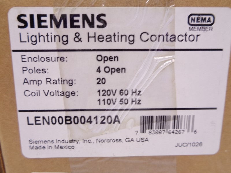 SIEMENS LEN00B004120A 20A 600VAC NSMP