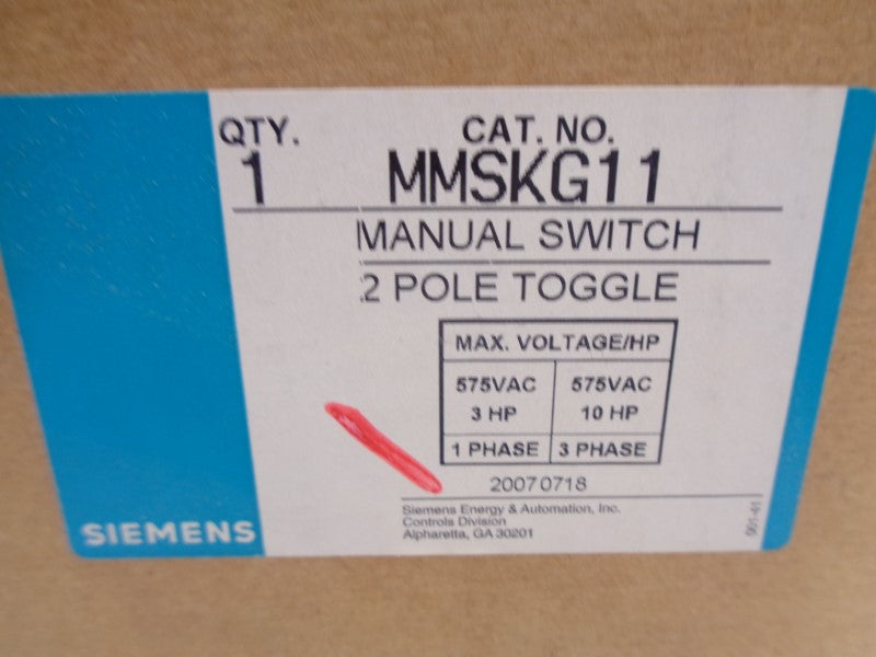SIEMENS MMSKG11 NSMP