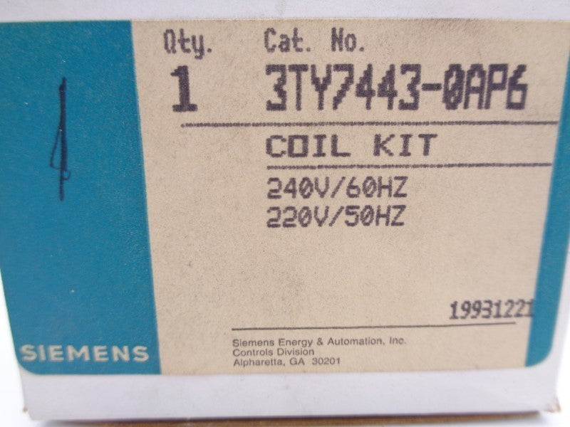 SIEMENS 3TY7443-0AP6 220/240V NSMP
