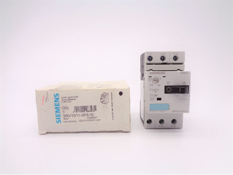 SIEMENS 3RV1011-0FA10 0.35-0.5A 690V NSMP