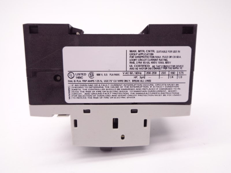 SIEMENS 3RV1011-0FA10 0.35-0.5A 690V NSMP
