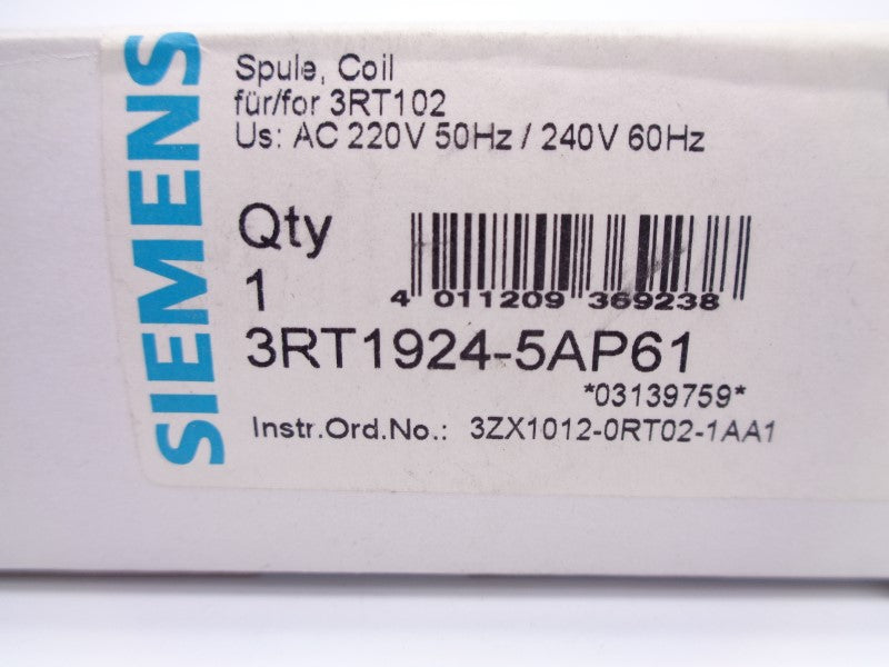 SIEMENS 3RT1924-5AP61 NSMP