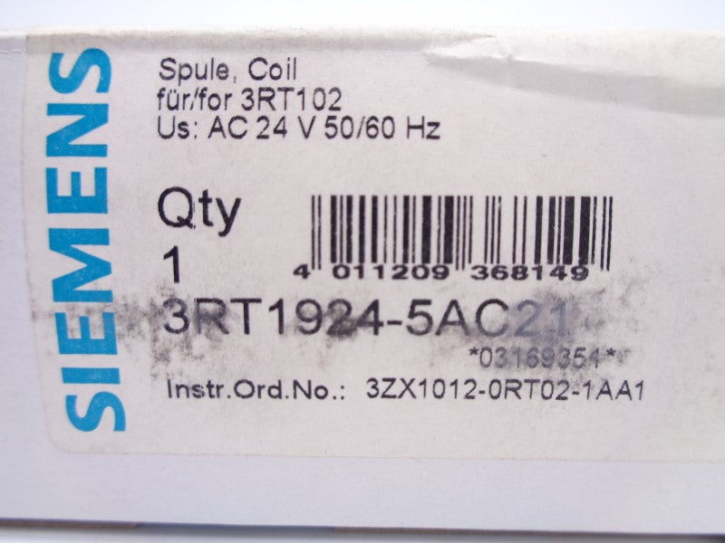 SIEMENS 3RT1924-5AC21 NSMP
