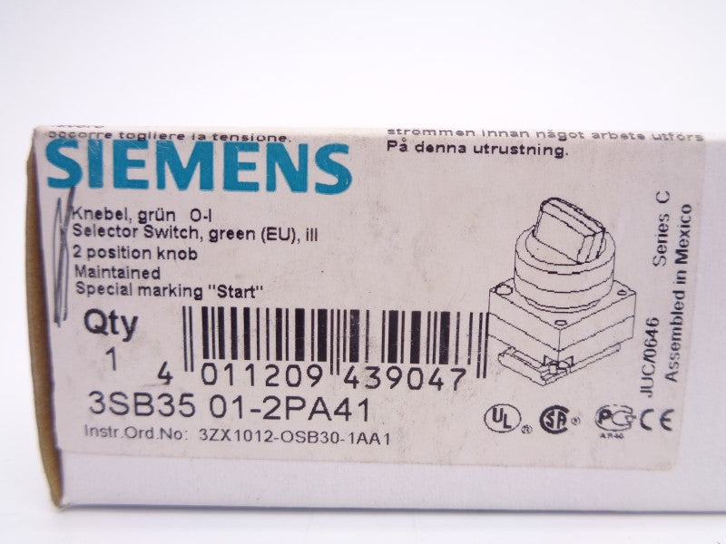 SIEMENS 3SB3501-2PA41 NSMP