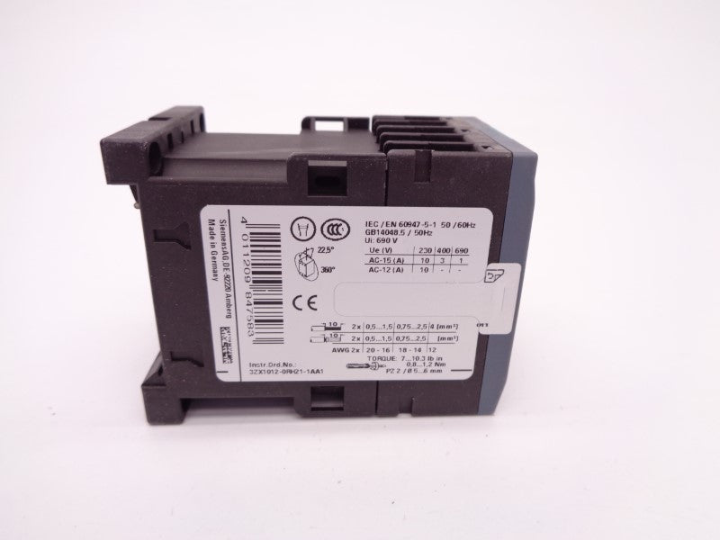 SIEMENS 3RH2140-1AF00 10A 240VAC NSMP