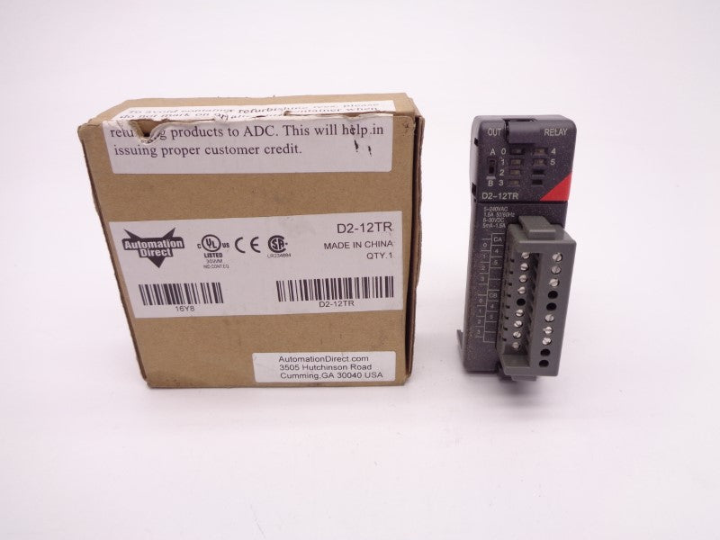 AUTOMATION DIRECT D2-12TR 5-240VAC 1.5A NSMP
