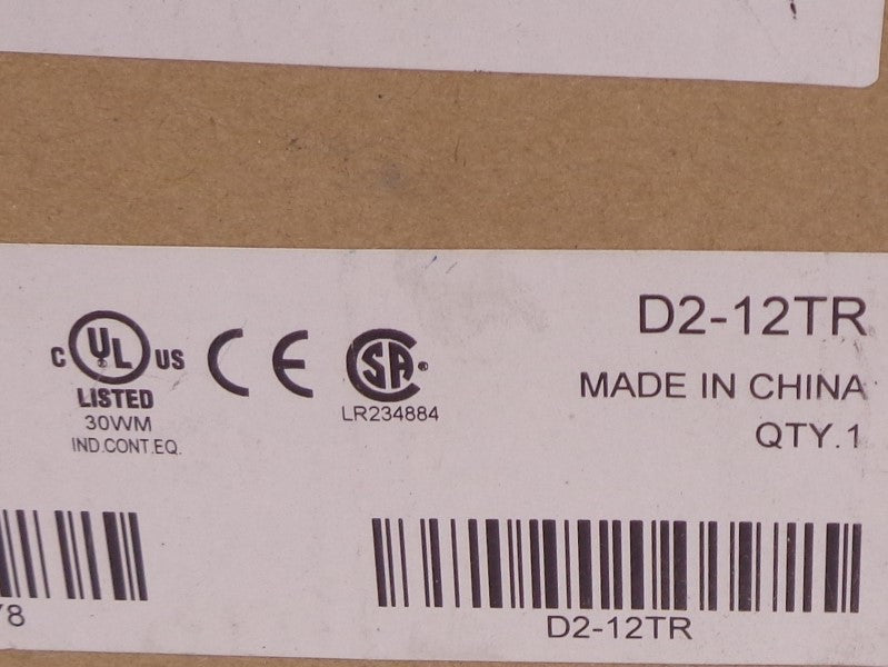 AUTOMATION DIRECT D2-12TR 5-240VAC 1.5A NSMP