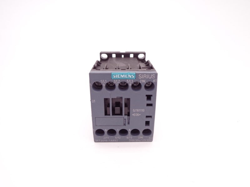SIEMENS 3RT2016-1AK62 110/120V 20A NSNP
