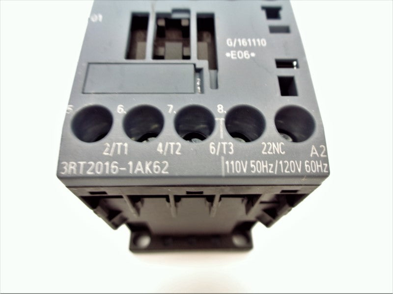 SIEMENS 3RT2016-1AK62 110/120V 20A NSNP