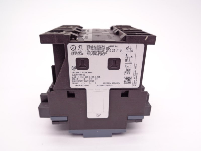 SIEMENS 3RA232B-8XB30-1AP6 220/240V NSNP