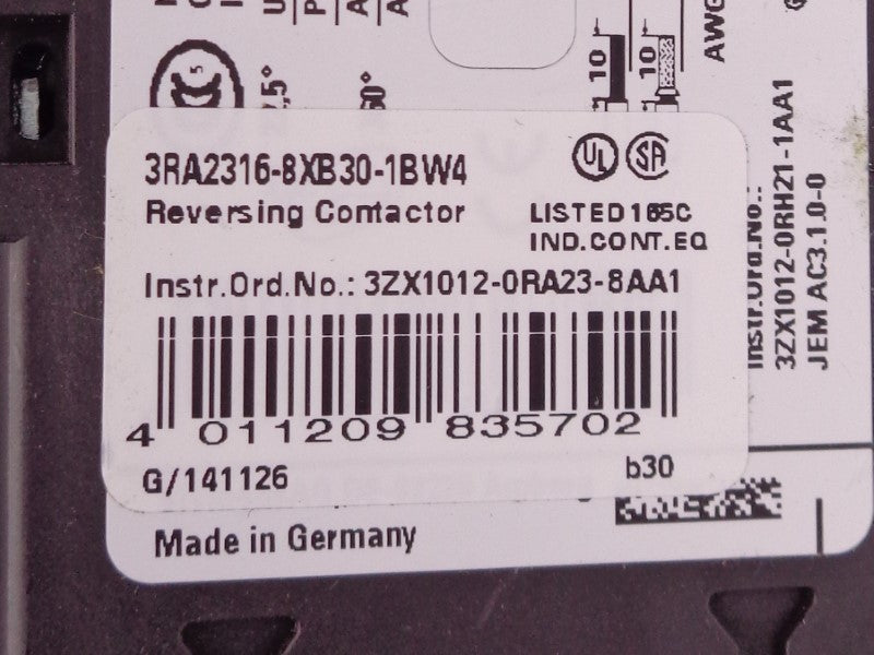 SIEMENS 3RA2316-BXB30-1BW4 48VDC NSNP