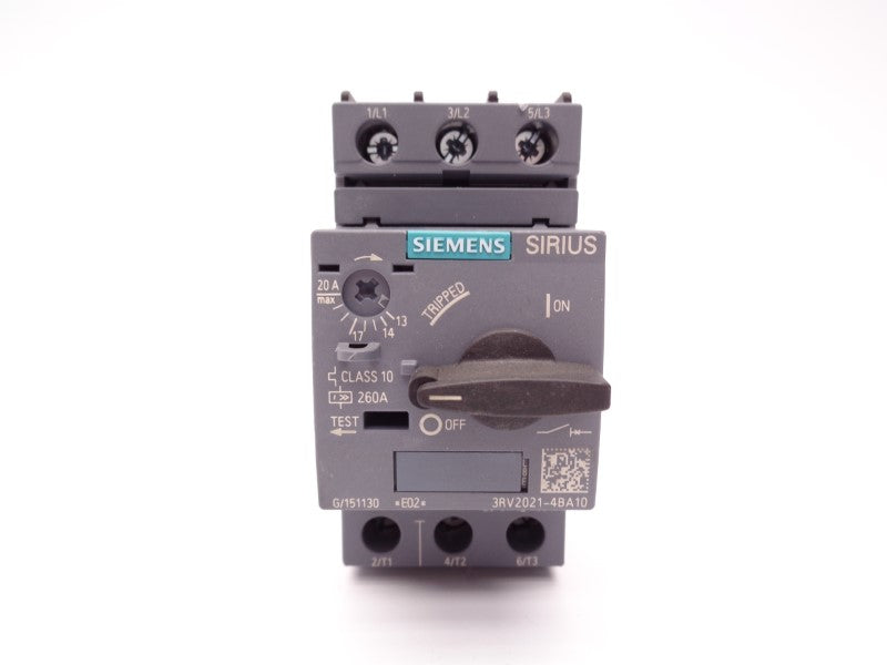 SIEMENS 3RV2021-4BA10 13-20A 480V NSNP