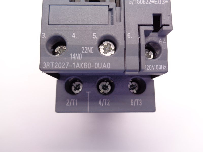 SIEMENS 3RT2027-1AK60-0UA0 110/120V NSNP