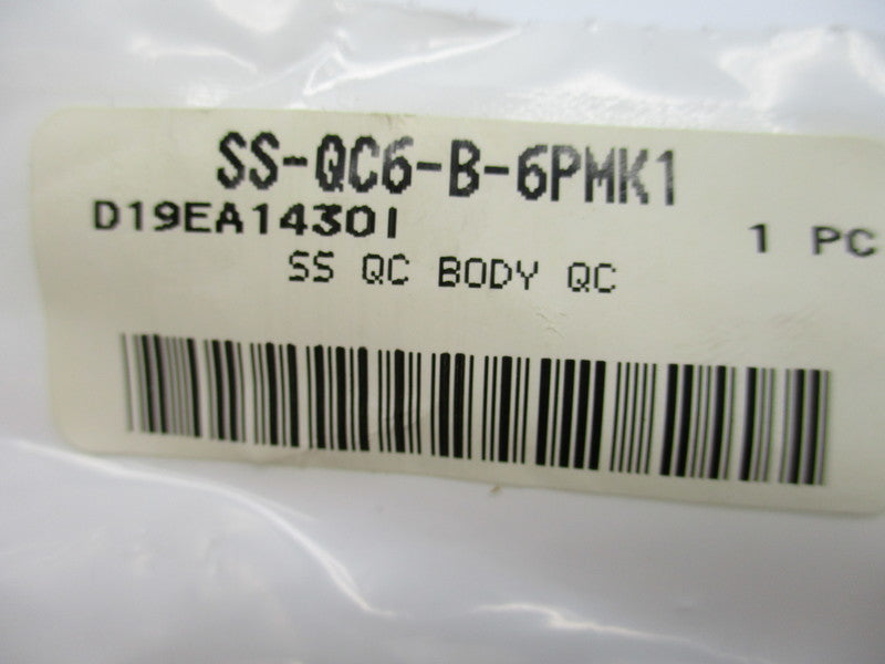 SWAGELOK SS-QC6-B-6PMK1 NSMP