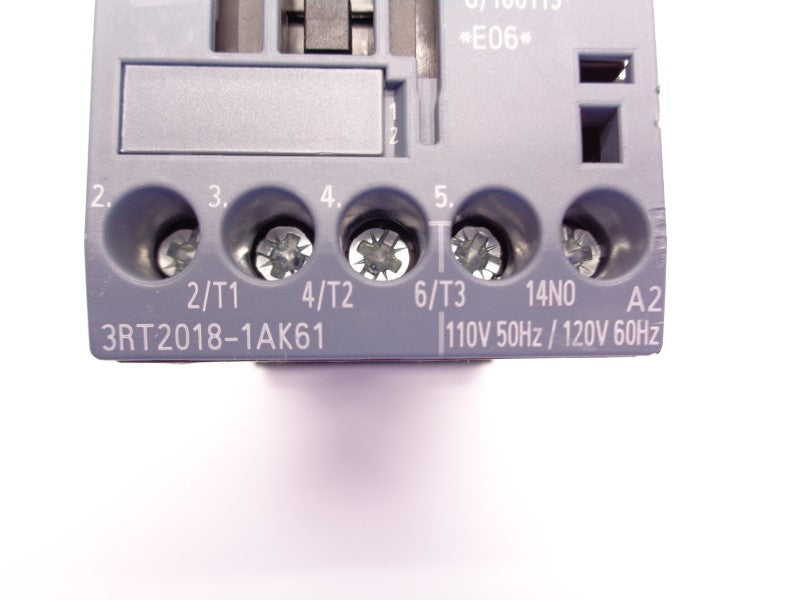 SIEMENS 3RT2018-1AK61 110/120V 22A NSNP
