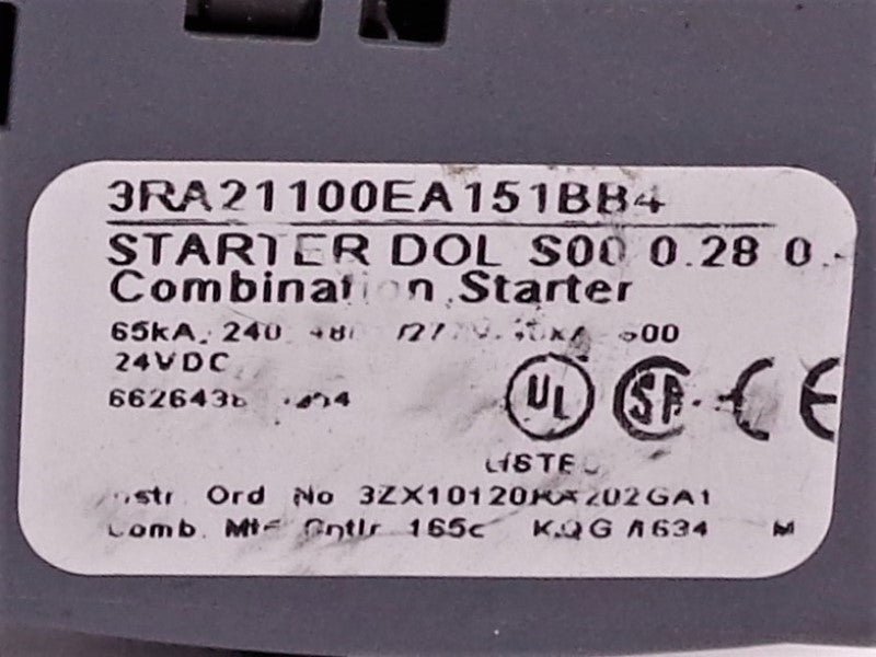 SIEMENS 3RA21100EA151BB4  NSNP