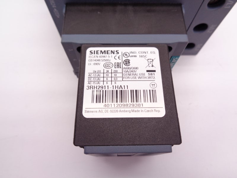 SIEMENS 3RT2038-1KB44 24VDC UNMP