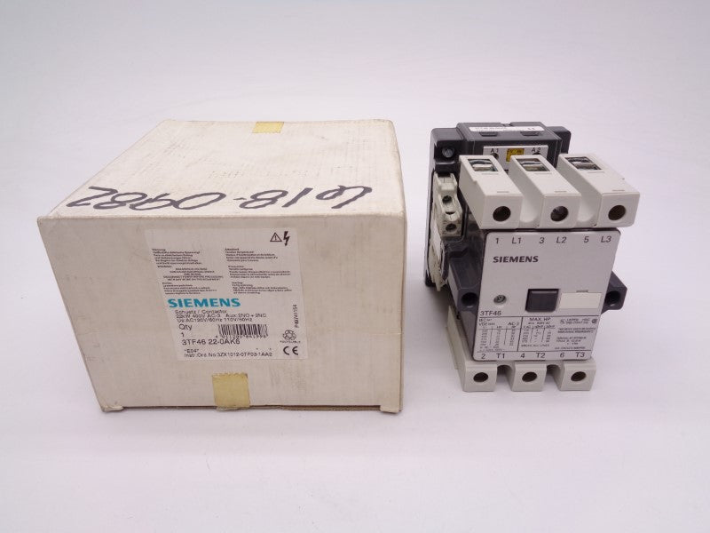 SIEMENS 3TF4622-0AK6 110/120VAC NSMP