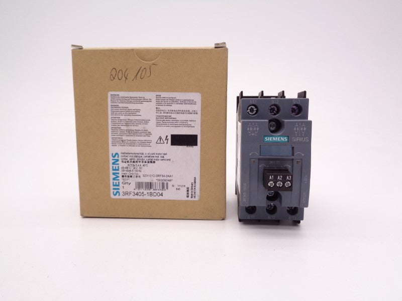 SIEMENS 3RF3405-1BD04 24VDC NSMP