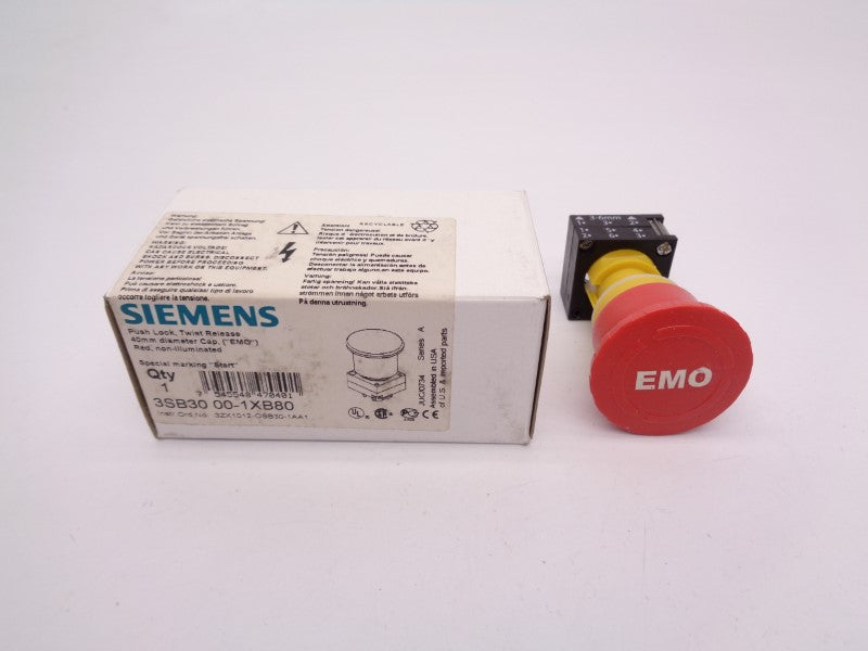 SIEMENS 3SB3000-1XB80 NSMP