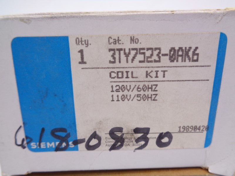 SIEMENS 3TY7523-0AK6 110/120V NSMP