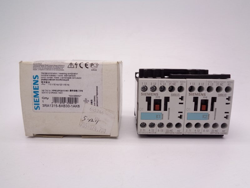 SIEMENS 3RA1315-8XB30-1AK6 110/120V NSMP