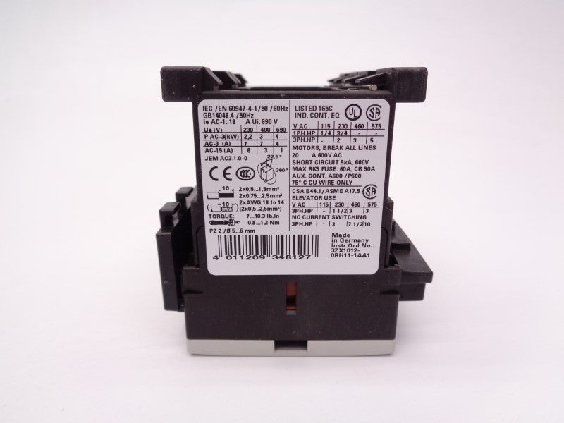 SIEMENS 3RA1315-8XB30-1AK6 110/120V NSMP