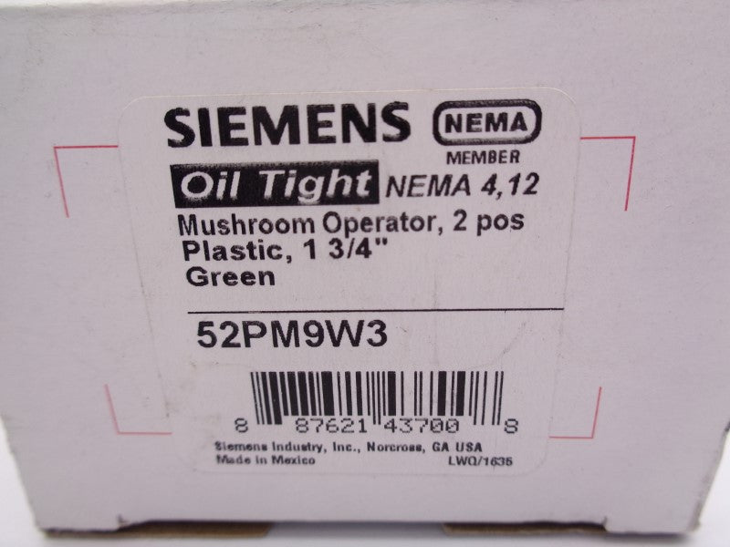 SIEMENS 52PM9W3 NSMP