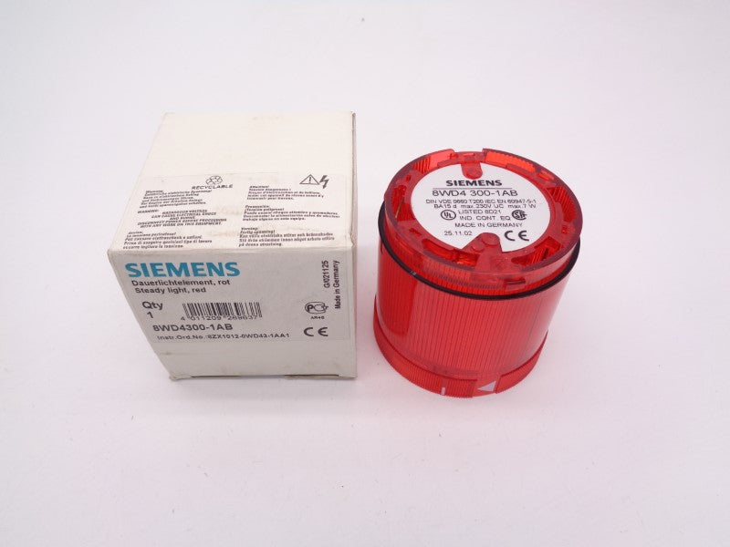 SIEMENS 8WD4300-1AB 230V (NO BULB) NSMP