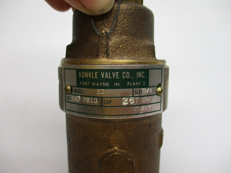 KUNKLE VALVE 0020-D01-MG0165 UNMP