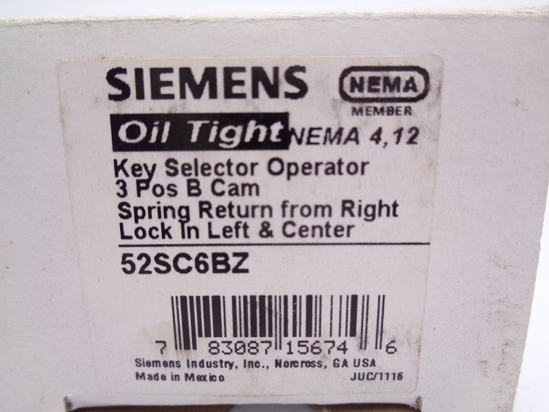 SIEMENS 52SC6BZ NSMP