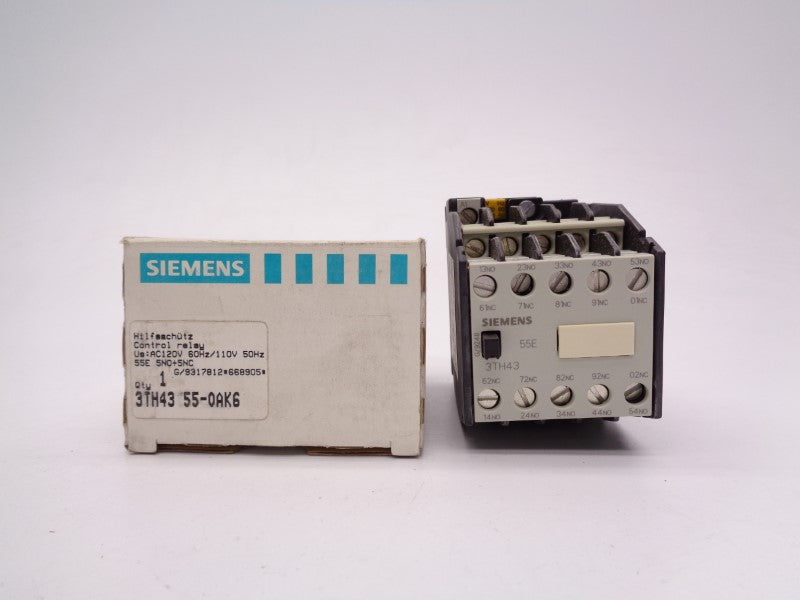 SIEMENS 3TH4355-0AK6 110/120V NSMP