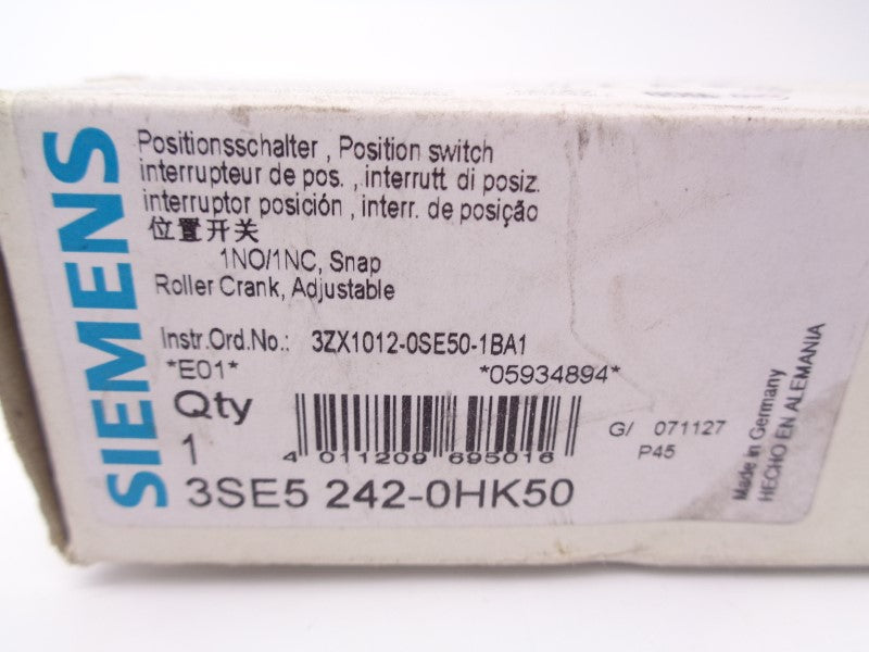 SIEMENS 3SE5242-0HK50 NSMP