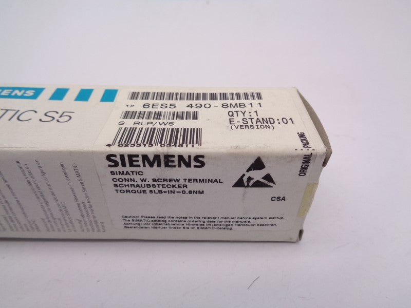 SIEMENS 6ES5490-8MB11 NSMP