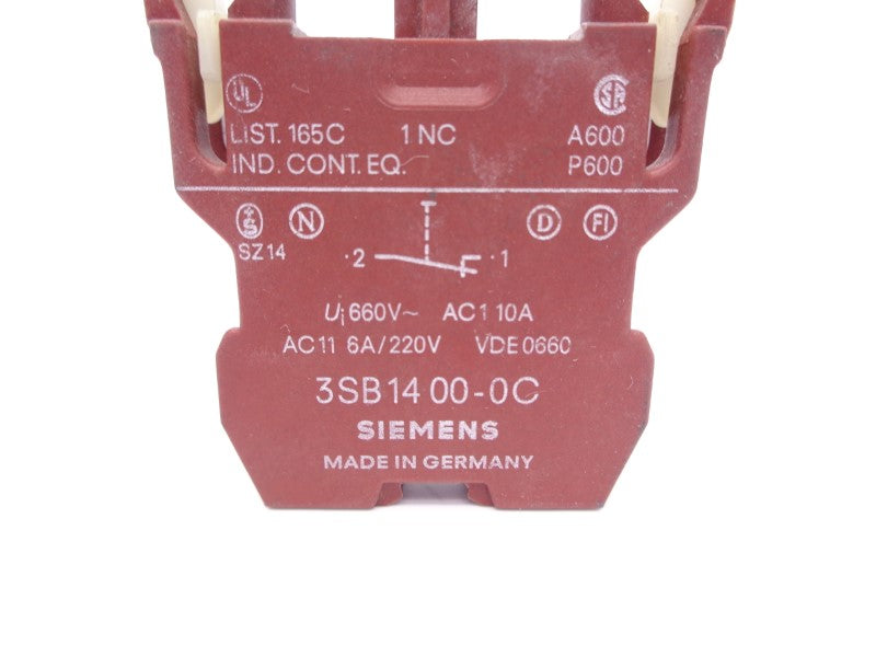 SIEMENS 3SB1400-0C UNMP