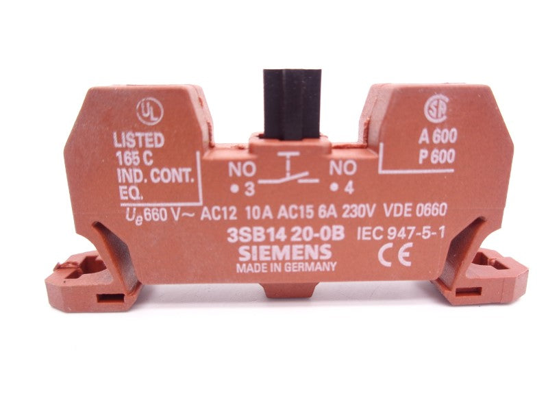 SIEMENS 3SB1420-0B 230V 6A NSNP